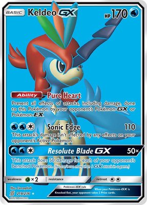 Keldeo GX (Full Art), SM - Unified Minds