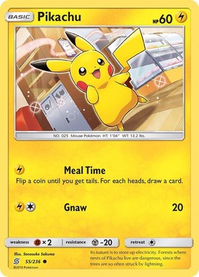 Pikachu (55), SM - Unified Minds