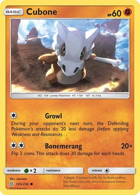 Cubone, SM - Unified Minds