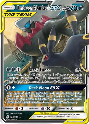 Umbreon & Darkrai GX, SM - Unified Minds