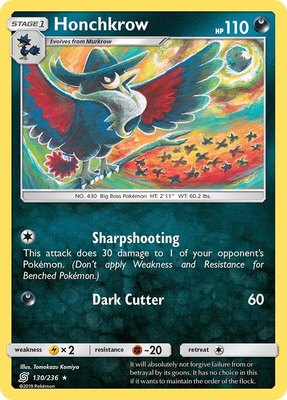 Honchkrow, SM - Unified Minds