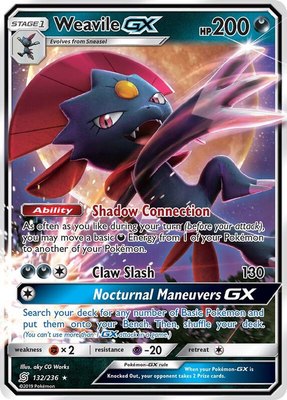 Weavile GX, SM - Unified Minds