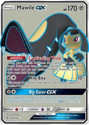Mawile GX (Full Art), SM - Unified Minds