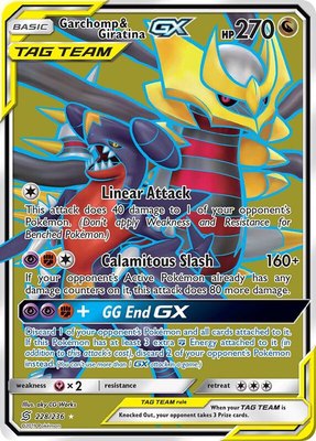 Garchomp & Giratina GX (Full Art), SM - Unified Minds