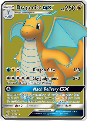 Dragonite GX (Full Art), SM - Unified Minds
