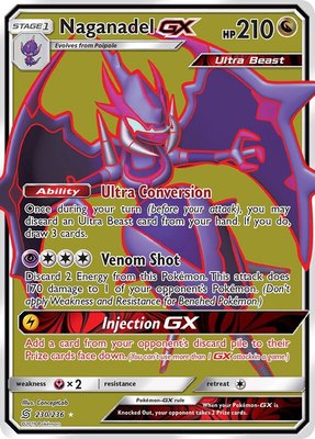 Naganadel GX (Full Art), SM - Unified Minds