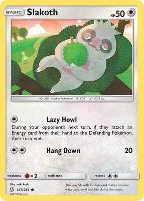 Slakoth (167), SM - Unified Minds