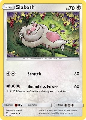 Slakoth (168), SM - Unified Minds