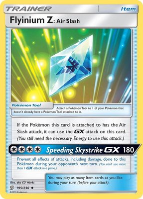Flyinium Z: Air Slash, SM - Unified Minds