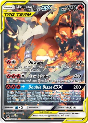 Reshiram & Charizard GX, Jumbo Cards
