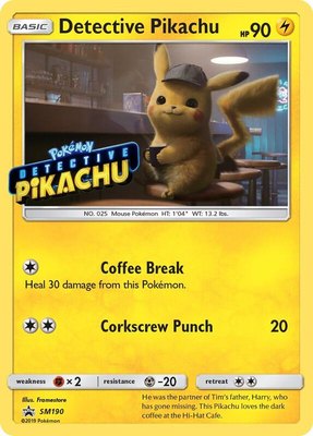 Detective Pikachu (Stamped), SM Promos