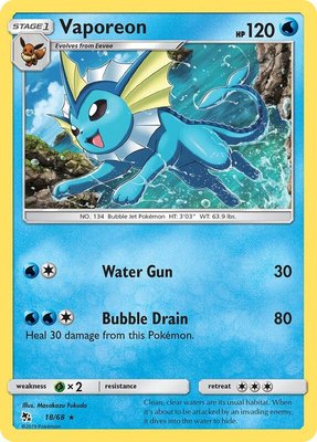 Vaporeon, Hidden Fates