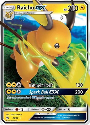 Raichu GX, Hidden Fates