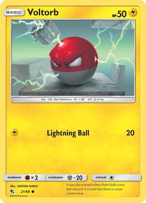 Voltorb, Hidden Fates