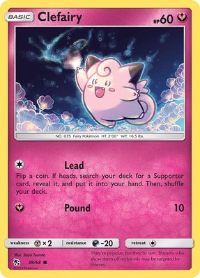 Clefairy (38), Hidden Fates