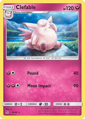 Clefable, Hidden Fates