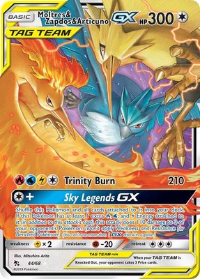 Moltres & Zapdos & Articuno GX, Hidden Fates