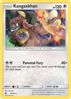 Kangaskhan, Hidden Fates