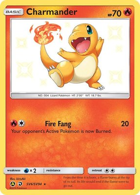 Charmander, Hidden Fates: Shiny Vault