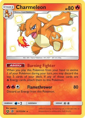 Charmeleon, Hidden Fates: Shiny Vault