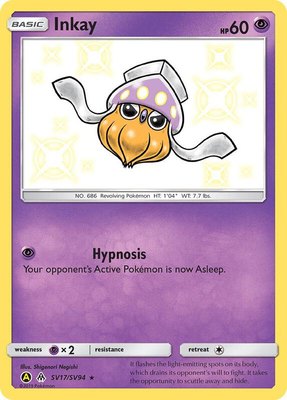 Inkay, Hidden Fates: Shiny Vault