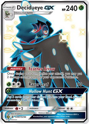 Decidueye GX, Hidden Fates: Shiny Vault