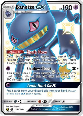 Banette GX, Hidden Fates: Shiny Vault