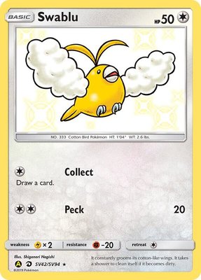 Swablu, Hidden Fates: Shiny Vault