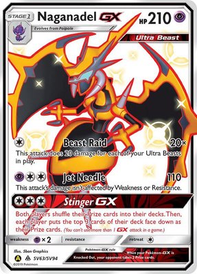 Naganadel GX, Hidden Fates: Shiny Vault