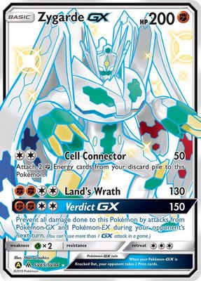 Zygarde GX, Hidden Fates: Shiny Vault