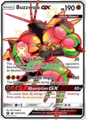 Buzzwole GX, Hidden Fates: Shiny Vault