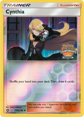 Cynthia (Regional Championships), League & Championship Cards
