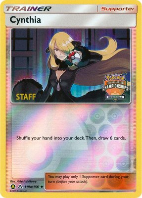 Cynthia (Regional Championships) [Staff], League & Championship Cards