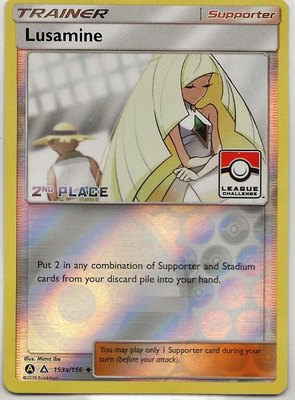 Lusamine (League Challenge) [2nd Place], League & Championship Cards