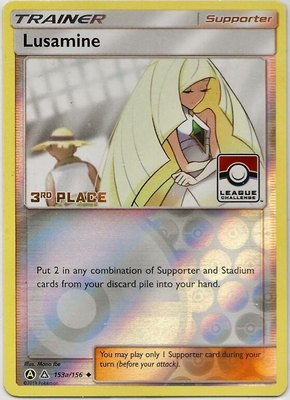 Lusamine (League Challenge) [3rd Place], League & Championship Cards
