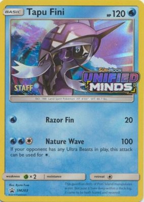Tapu Fini (Prerelease) [Staff], SM Promos
