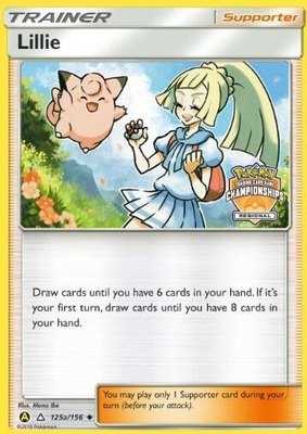 Lillie (Regional Championships), League & Championship Cards