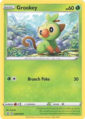 Grookey, Sword & Shield Promo Cards