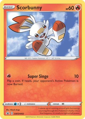 Scorbunny, Sword & Shield Promo Cards