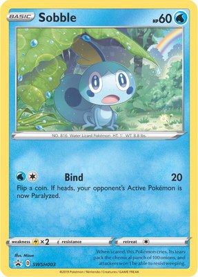 Sobble, Sword & Shield Promo Cards