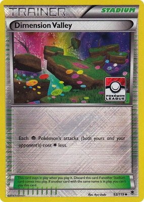 Dimension Valley (Pokemon League), League & Championship Cards