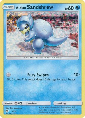 Alolan Sandshrew, McDonald's Promos 2019