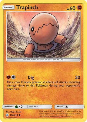 Trapinch, SM - Cosmic Eclipse
