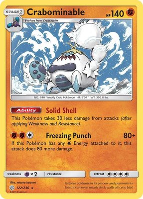 Crabominable, SM - Cosmic Eclipse