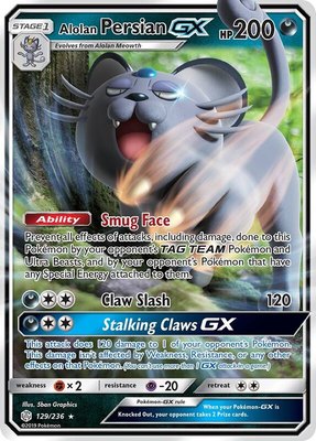 Alolan Persian GX, SM - Cosmic Eclipse