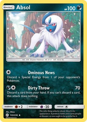 Absol, SM - Cosmic Eclipse