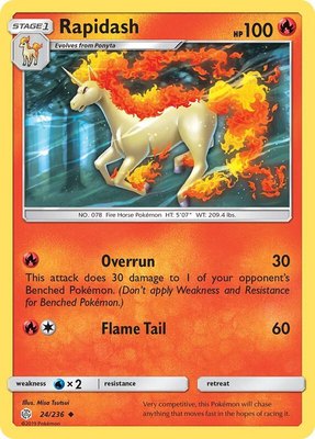 Rapidash, SM - Cosmic Eclipse