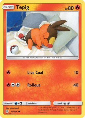 Tepig, SM - Cosmic Eclipse