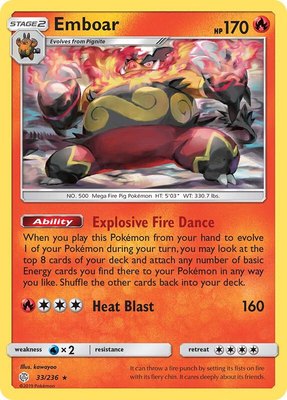 Emboar, SM - Cosmic Eclipse