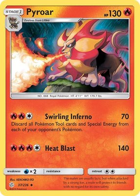 Pyroar, SM - Cosmic Eclipse